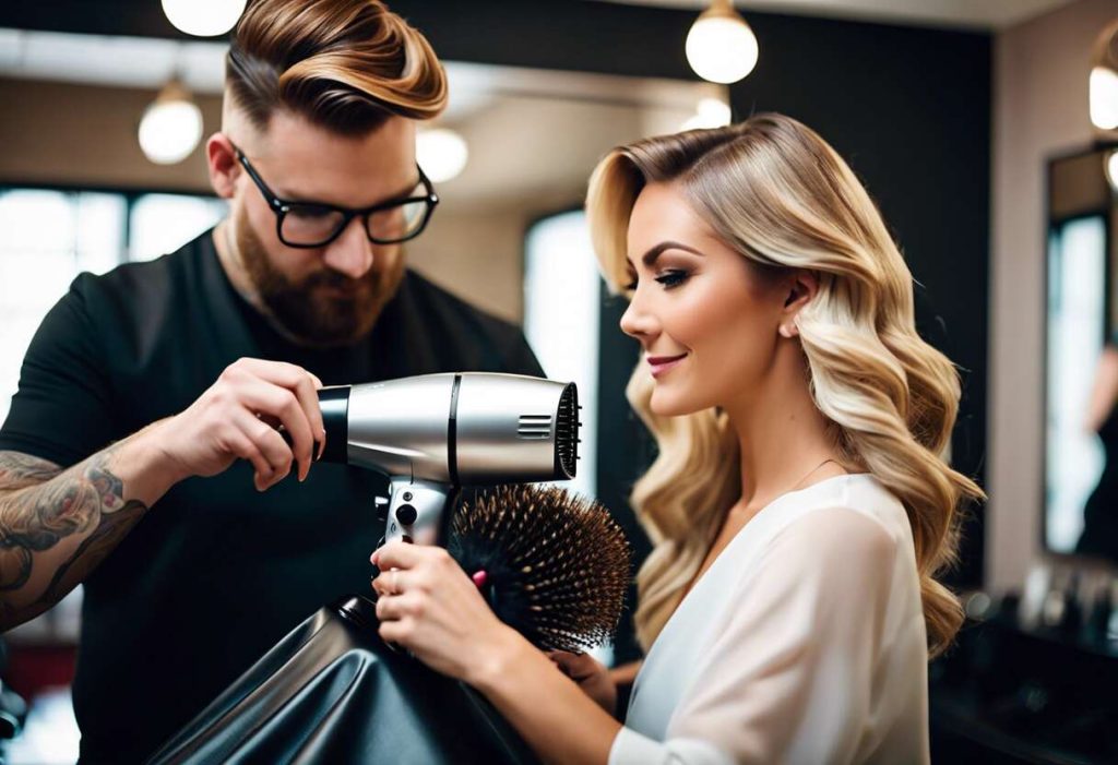 Utilisation optimale du sèche-cheveux : techniques de coiffeurs